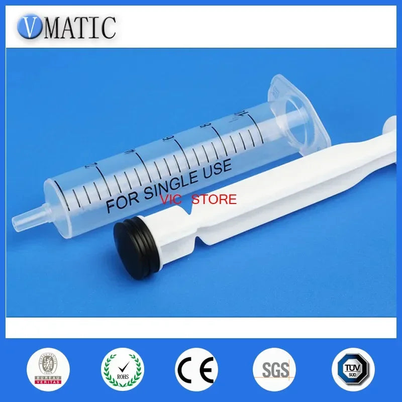 ‌20Pcs 10ml Plastic Syringe Kit | Precision Liquid Dispenser for DIY Crafts/Essential Oil/Lab Use‌