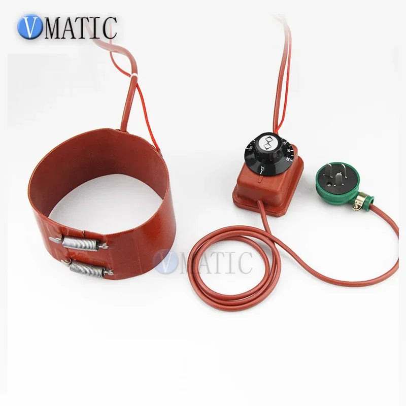 Free Shipping Silicone Heating Plate Temperature Control Thermostat Dispensing Barrel Stainless Steel Pressure Tank