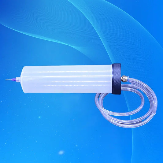 Free Shipping New Thickening Explosion-Proof 300cc Luer Lock Tip Dispenser Syringe Barrel With Adapter