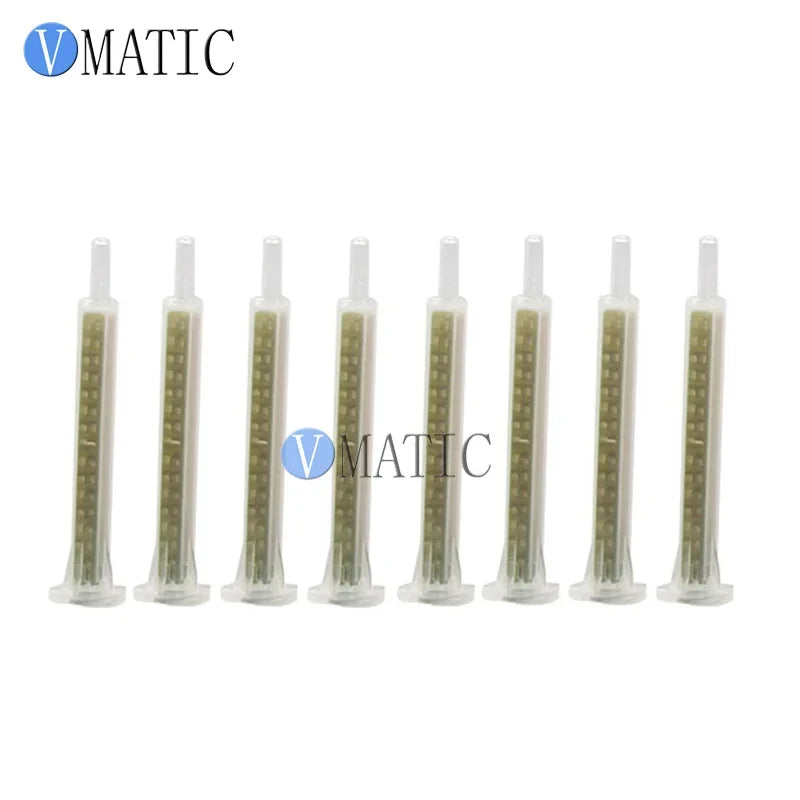 Free Shipping 30Pcs Resin Square Static Mixer FMF6-16 Mixing Nozzles For Duo Pack Epoxies