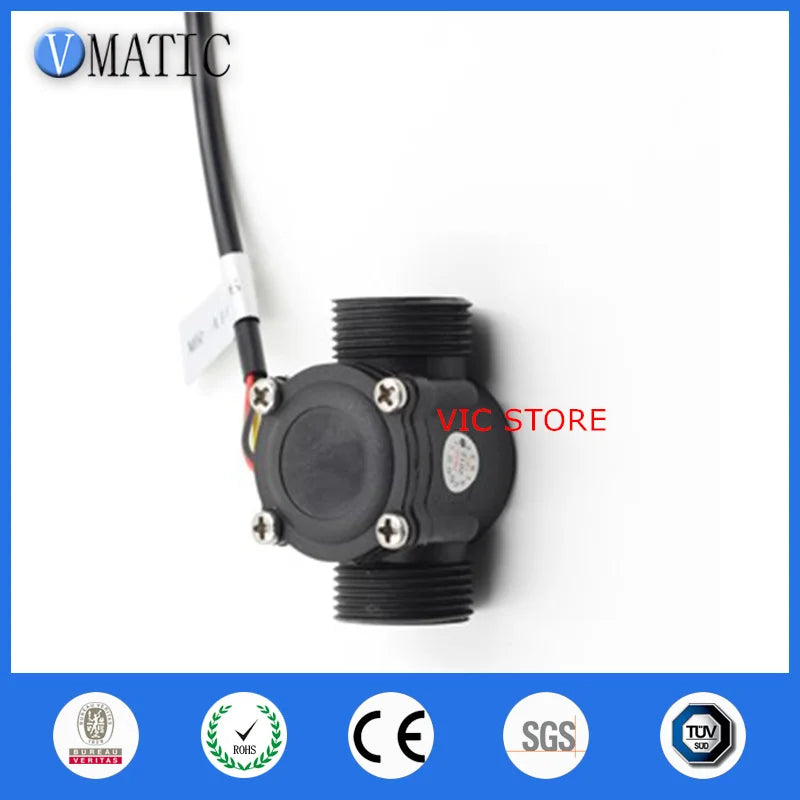 Free Shipping VCA168-6 Nylon G3/4" Water Heater Gas Electric Heating Solar Energy Pulse Signal Water Flow Sensor