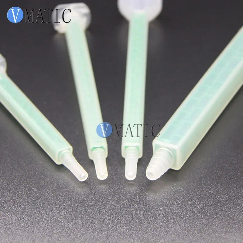 Free Shipping Resin Static Mixer Green Color Square Shape Mixing Nozzles Pipe For Pneumatic Valve
