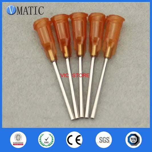 Free Shipping Industrial Luer Lock Dispensing Tips 1.5'' 15G 100Pcs Dispense Needles 1-1/2 Inch Dispenser Needle Tips