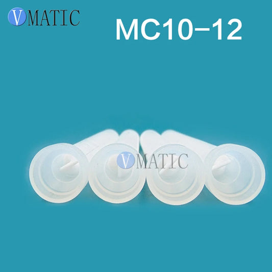 Free Shipping Resin Static Mixer MC10-12 Mixing Nozzles For Duo Pack Epoxies (White Core)