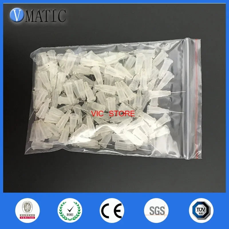 Free Shipping 1000 Pcs 0.5'' 27G TE Premier Dispensing Tips 1/2 Inch Tubing Length Dispense Needles