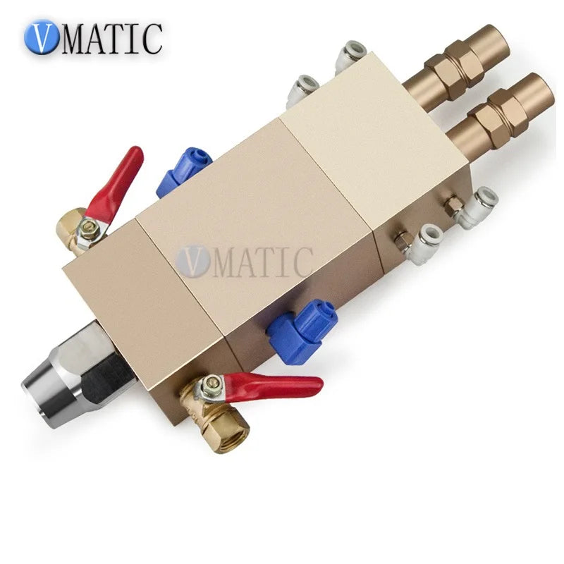 2023 High Quality New Arrival Big Flow Pneumatic AB Liquid Glue Adhesive Dispensing Suck Back Double Cylinder Valve