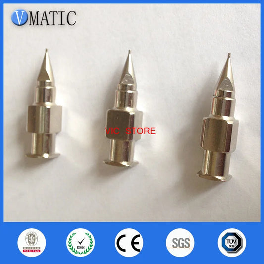 Free Shipping High Precision Stainless Steel Tapered Needle Nozzles Dia 0.50mm Precision Dispensing Needle Tips