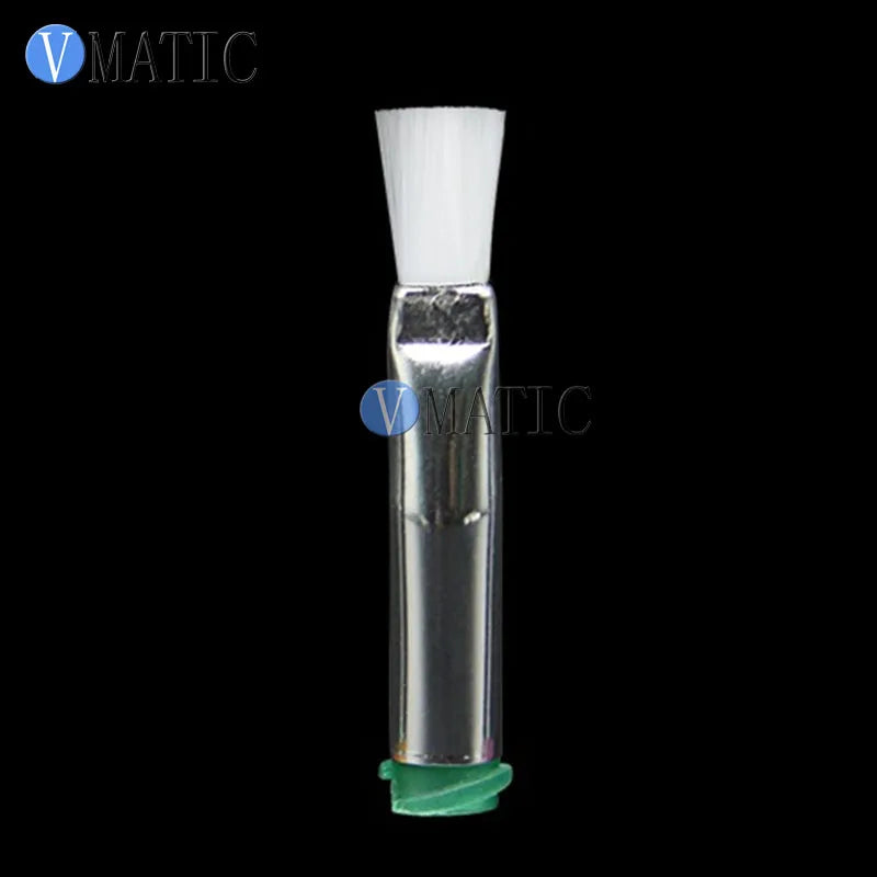 Free Shipping 14G-27G 4mm Flat Liquid Glue Dispensing Needle Brush Screw Thread Needles EFD Soft Brush Needle