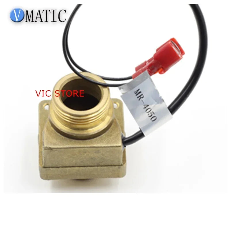Free Shipping Electronic Water Urinal Flush Sensor VC4050 Male Thread Brass Magnetic Flow Switch