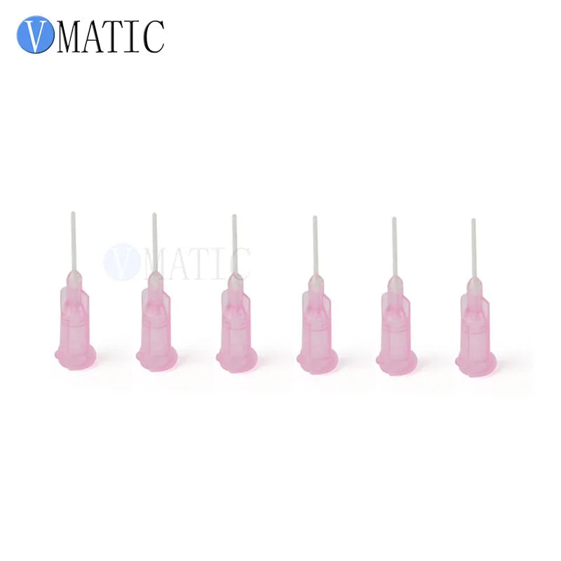 Free Shipping 100Pcs 14G/15G/18G/20G/22G/25G 1/2'' Pp Flexible Dispenser Needle Dispensing Needles Tips 1/2 Inch