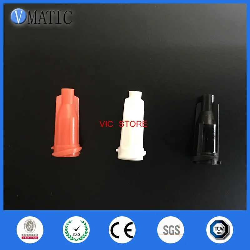 Free Shipping 1000Pcs American Style Dispensing Syringe Tip Cap Plastic Dispenser Syringe Stopper