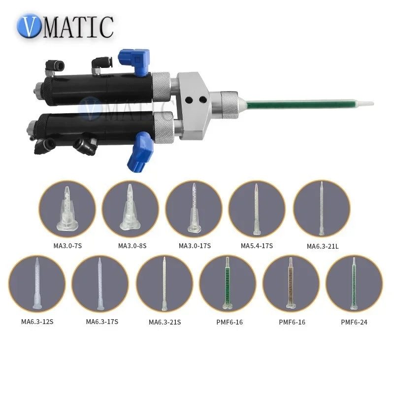 Free Shipping Big Flow Ab Glue Dispensing Double Action Ratio Rate 1:1 Diaphragm Valve