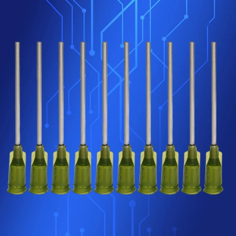 ‌100Pcs 14G 2" Non-Sterile Glue Tips | SUS304 High-Flow Dispensing Needles Free Shipping‌