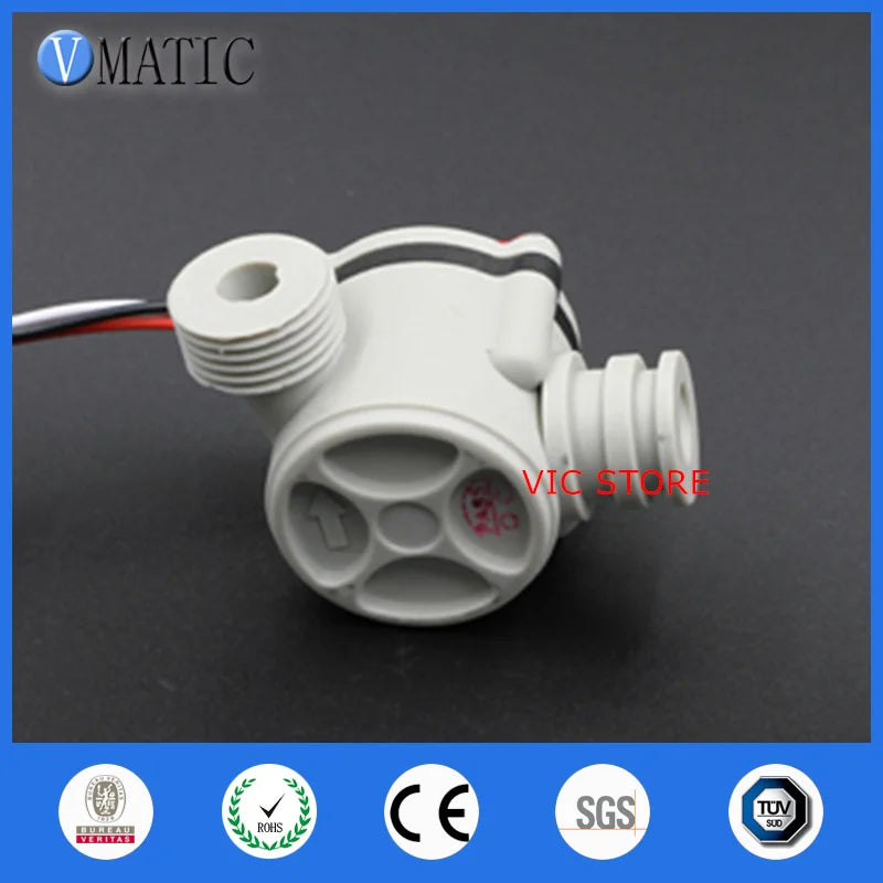 High Quality VCA368 Plastic Hall Dn15 G1/2" Rate 1~30l/min Liquid Electronic Water Flow Sensor Dc Voltage Sensor