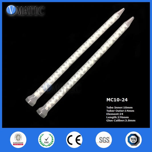 High Quality 20Pcs Resin Static Mixer MC10-24 Mixing Nozzles For Glue Dispensing