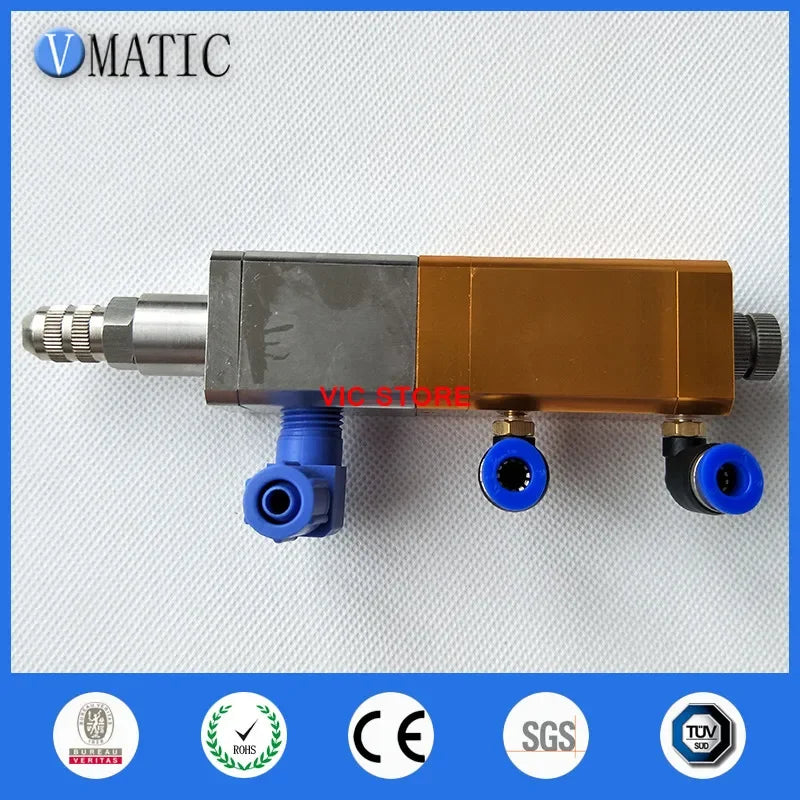 Free Shipping Pneumatic Single Glue Liquid Suck Back Dispensing Cylinder Valve Glue Dispense Nozzle Dispenser Controller Gun