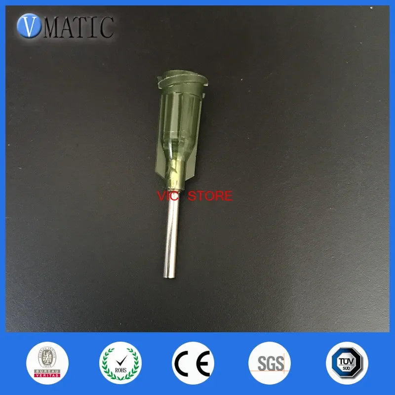 Free Shipping 100 Pcs Luer Lock Dispensing Needle 1/2 Inch 14G Dispense Needle Tip 0.5''