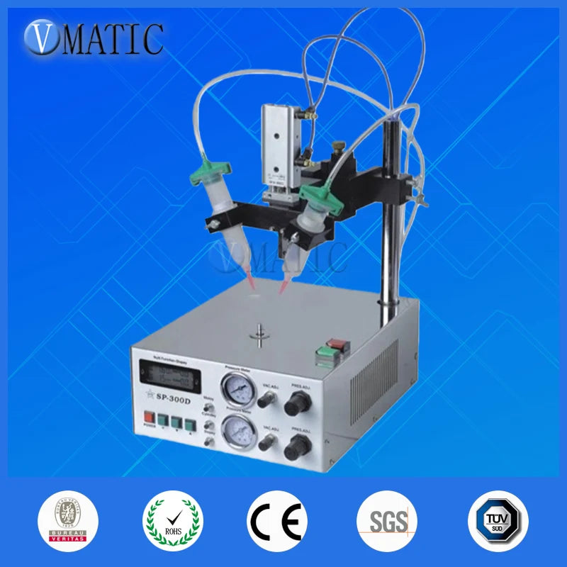 Free Shipping SP-300D Circular Glue Dispenser Automatic Horn Adhesive Applicator Rotary Dispensing Machine