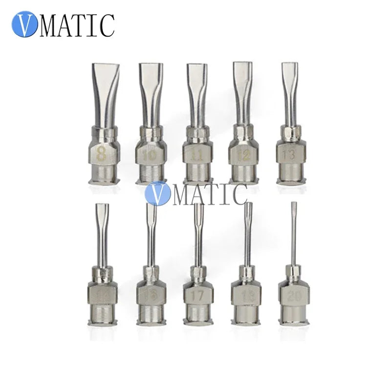 ‌1/2" Stainless Flat Needle | Dispensing Tip for SMT/PCB/Automotive Glue Free Shipping‌