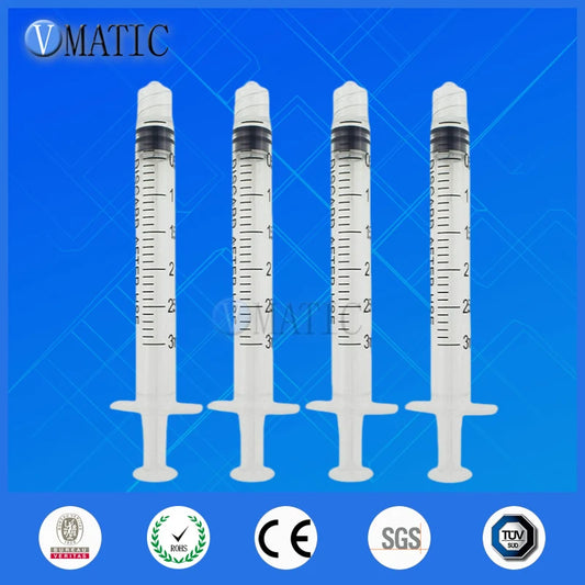 Free Shipping 30Pcs 3ml/cc Plastic Industrial Dispensing Syringe