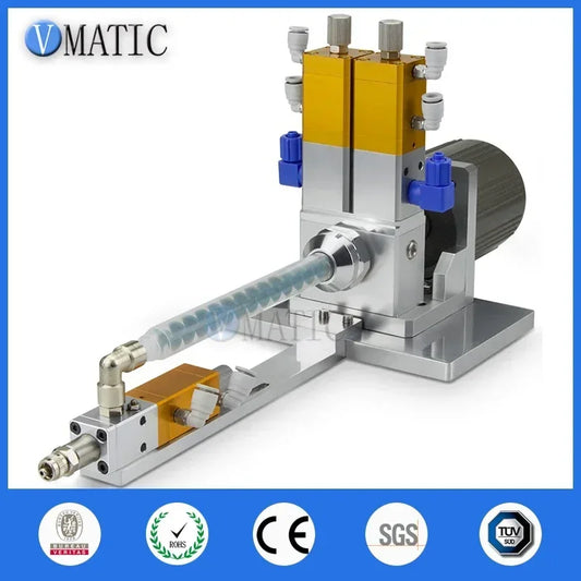‌Industrial Electric Mixing Valve with Motor | Dynamic Dispensing System for Two-Part Epoxy/Silicone (Auto-Calibration)‌