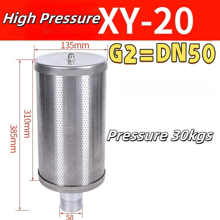Free Shipping XY-05 Noise Reduction 07 Dryer Silencer Exhaust Muffler Pneumatic Diaphragm Pump 20/15/12