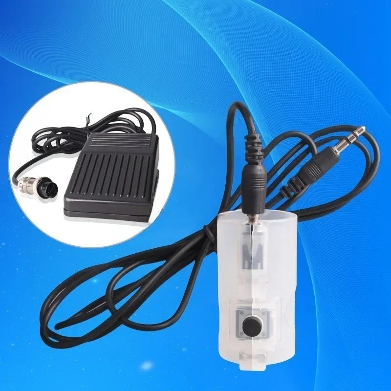 ‌Professional Tattoo Dual Control System | Waterproof Foot Pedal & Hand Switch with Clipcord for Rotary/Coil Machines Free Shipp