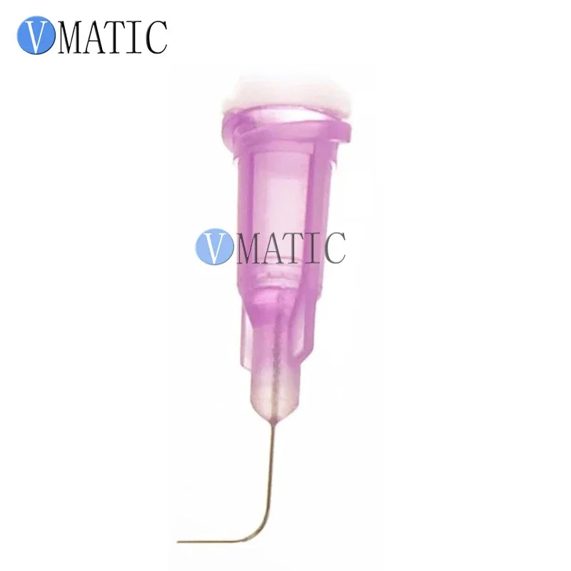 High Quality 90 Degree Bent Dispensing Needle Tips Glue Sealants 30G Needle Blunt Tips Glue Adhesive Dispenser Needles x 100pcs