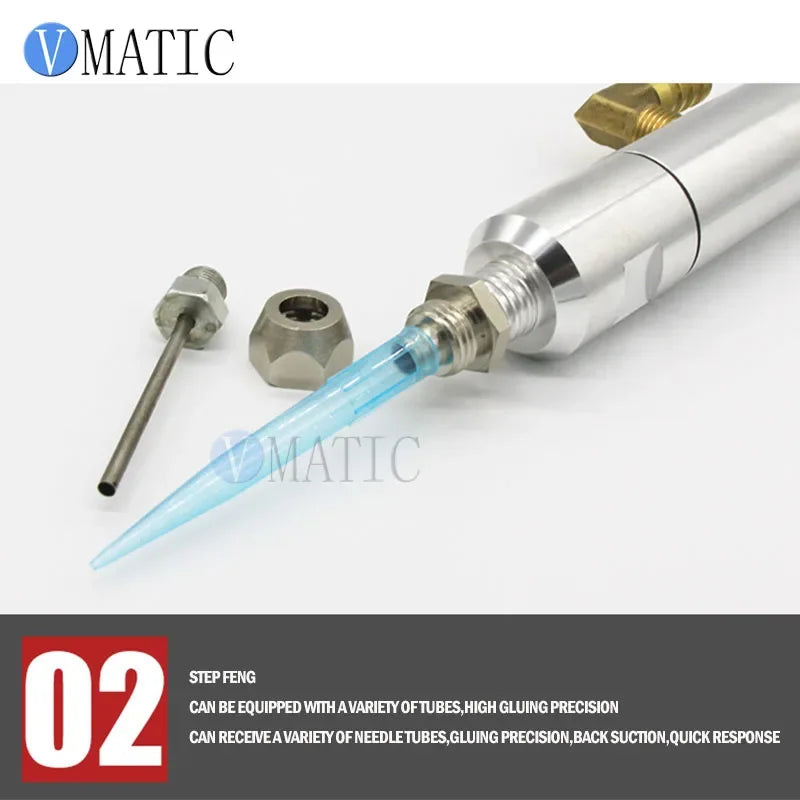 Free Shipping High Precision Big Flow Suck Back Liquid Uv Glue Valve Pneumatic Glue Dispensing Valve