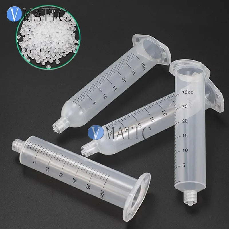 Free Shipping 55/30CC Japanese Style New Scale Pneumatic Dispensing Syringe for American Automation Glue Applicator Gun Adapter