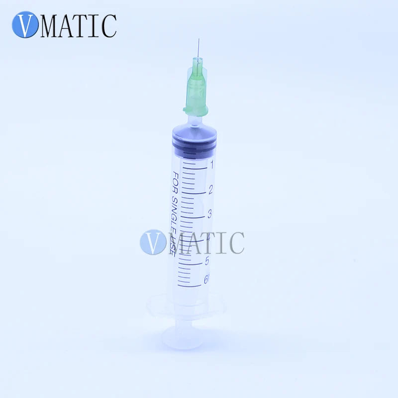 High Quality Non-Sterilized 6Cc/Ml Manual Glue Dispensing Syringe Applicator Glue Dispensing Syringe