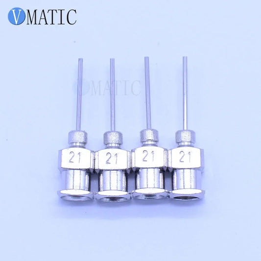 Free Shipping 12Pcs 0.5'' Tip Length 21G Stainless Steel Glue Needle Tip 1/2 Inch