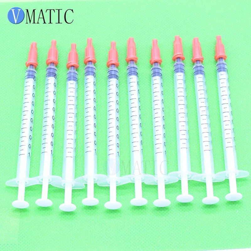 ‌10 Sets 1ml Syringe with Dispensing Cap | Precision Glue Applicator for Electronics/Resin Free Shipping‌