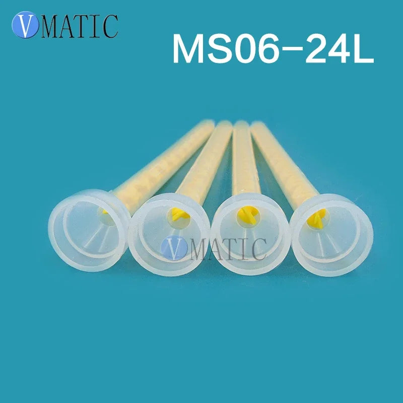 Free Shipping High Quality Plastic Resin Static Mixer MS06-24L Mixing Nozzles For Duo Pack Epoxies