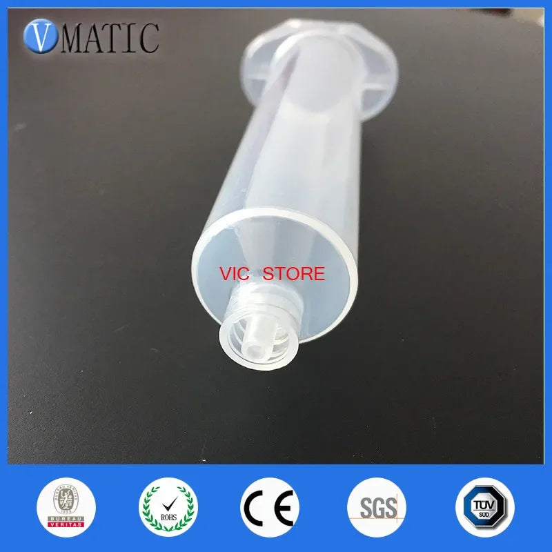 Free Shipping 500 Sets 30cc/ml Luer Lock Tip Dispensing Transparent Dispenser Syringe Barrel