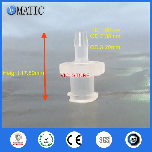 Free Shipping Plastic Hose Fitting 3/32 Inch Female Thread Connector Joint Coupling Pipe Adapter 10 Pcs