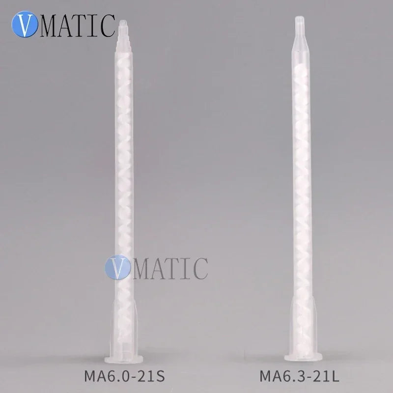 ‌3.0-8mm Static Mixer Nozzles | Stainless Steel Resin Mixing Tips for Two-Part Epoxy/Adhesive (Spiral Flow Design)‌