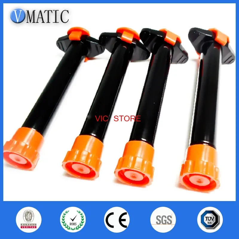 Free Shipping 10cc/ 10ml UV Black Dispensing Syringe Barrel With Caps/stopper Piston And End Cover, No Glue Inside