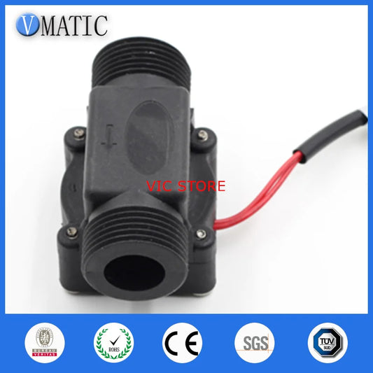 High Quality VC678-1 Black Plastic Electronic Hot Automatic Sensor Toilet Flush Valve Toilets Magnetic Water Flow Switch