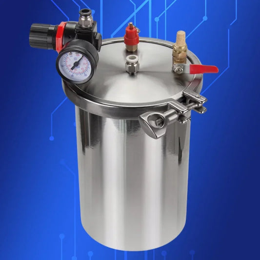 Free Shipping High Quality Clip Frame Type Stainless Steel Pneumatic Pressure Tank