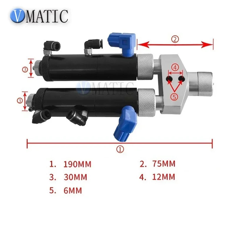 Free Shipping Big Flow Ab Glue Dispensing Double Action Ratio Rate 1:1 Diaphragm Valve