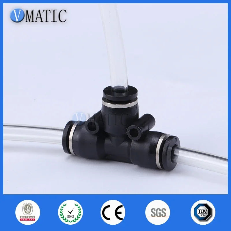 Free Shipping Way Pipe/ Branch / Tee Union/ Three Way Cock For Ab Dispensing Machine 5Pcs