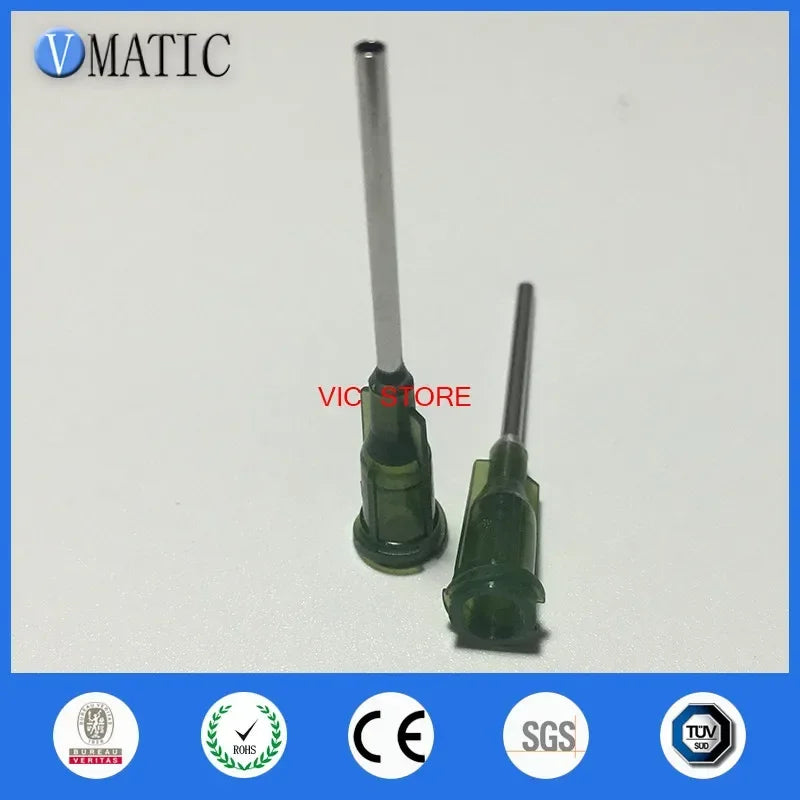 Free Shipping Glue Dispensing Needle 14G Te Needle Tube Length 25.4Mm(1") 100Pcs Dispensing Needle 1 Inch