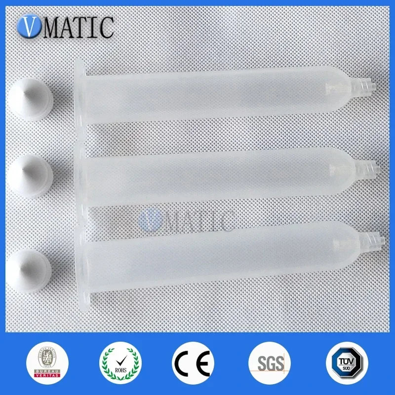 ‌Japan Type Clear 30ml Syringe Barrel | High-Visibility Dispensing Tool for Resin/Adhesive/Cosmetics (Luer Lock Compatible)‌