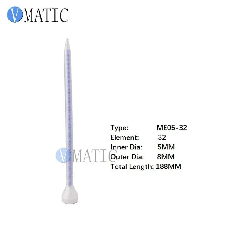 High Quality Resin Static Mixer MC05-24 Mixing Nozzles For Duo Pack Epoxies Bell Mouth Silicone Mixing Tube