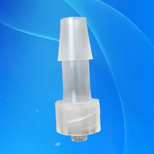 High Quality 100Pcs/Lot 1/4 Inch Barb Male Luer Tapered Syringe Fitting (Polyprop) Luer Lock Tapered Connector