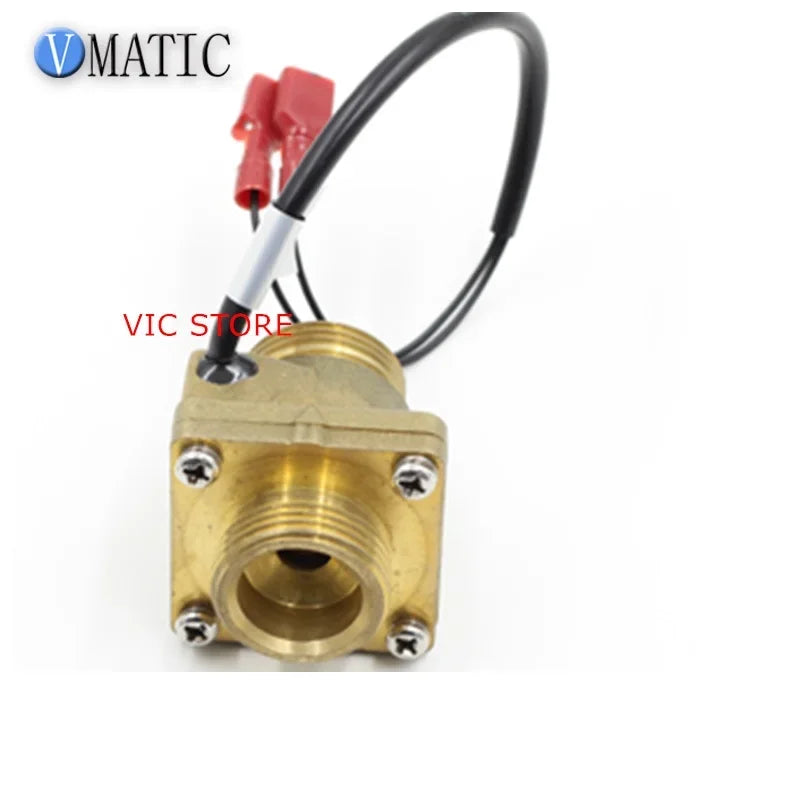 Free Shipping Electronic Water Urinal Flush Sensor VC4050 Male Thread Brass Magnetic Flow Switch
