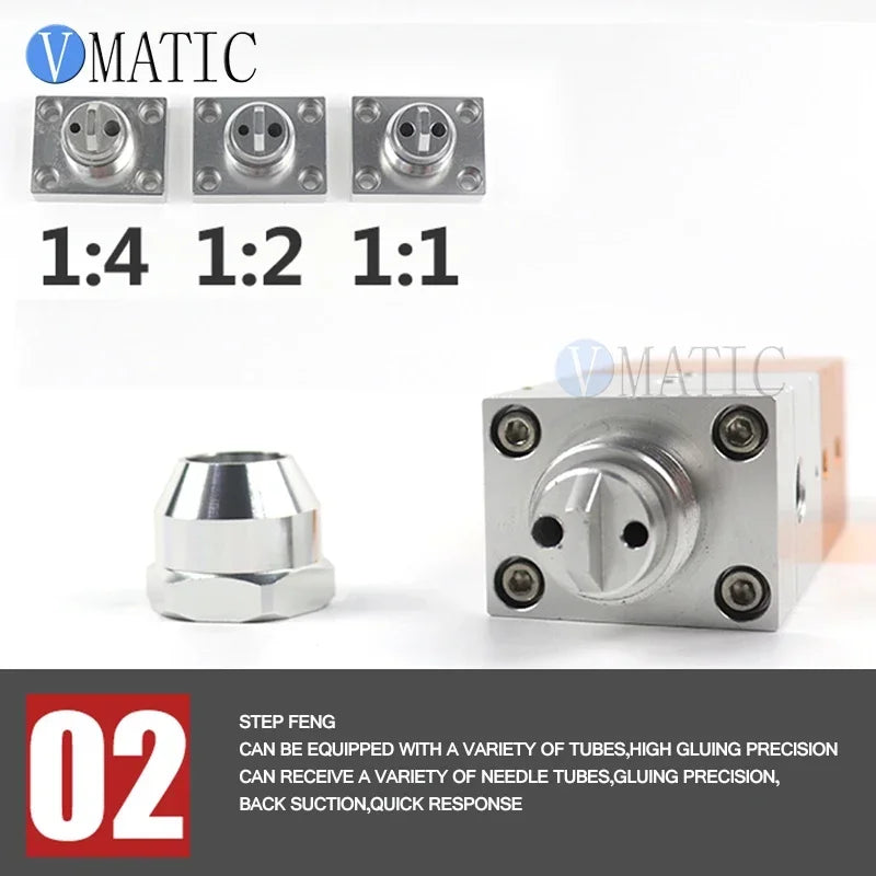 High Quality Double Action Two-Cylinder Suck Back Liquid Dispensing Ab Large Flow Dispense/Dispenser Valve 1:1 2:1 3:1 5:1