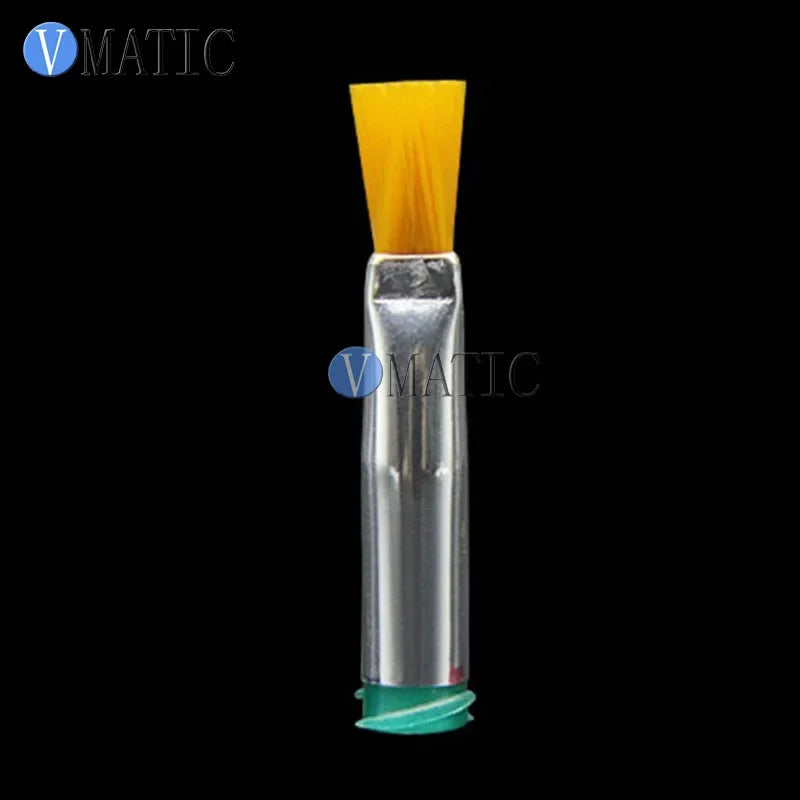 Free Shipping 14G-27G Flat 4mm Liquid Glue Dispensing Needle Hard Brush x 10pcs