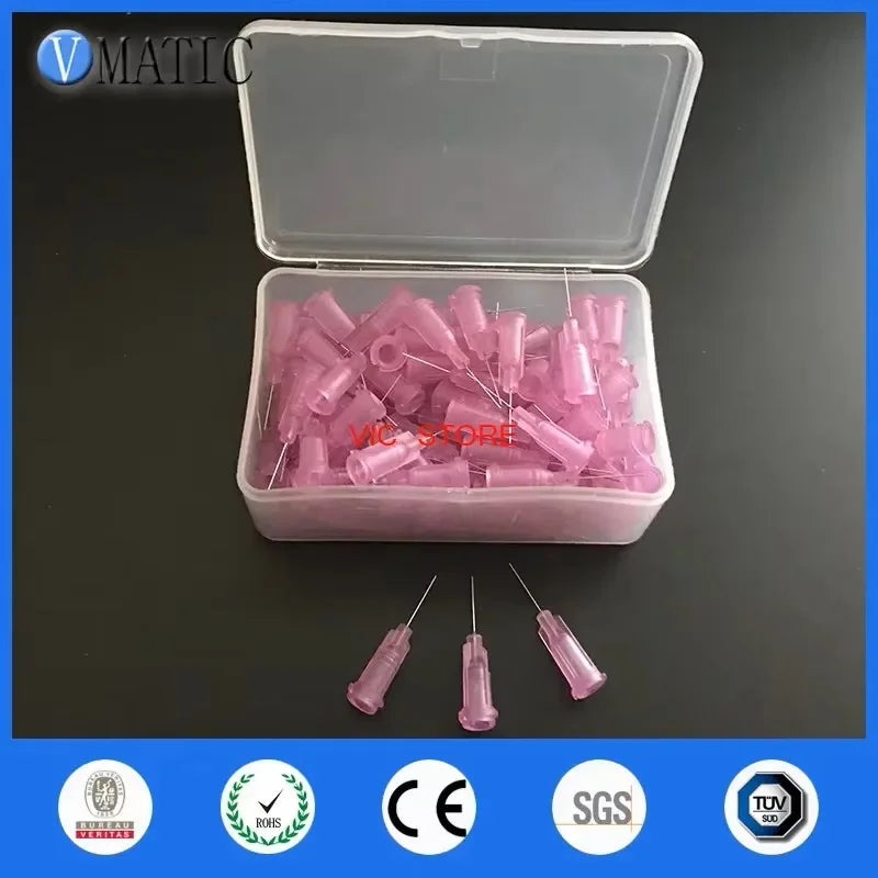 Free Shipping Precision 0.5'' 1/2 Inch Length 100 Pcs Te Premier Dispensing Needle Tips Dispenser Needles Dispensing